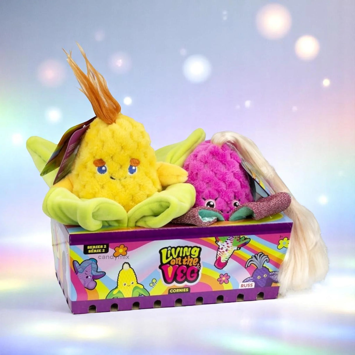 Peluche Duo Dolly &  Reggie Cornies 18x21cm