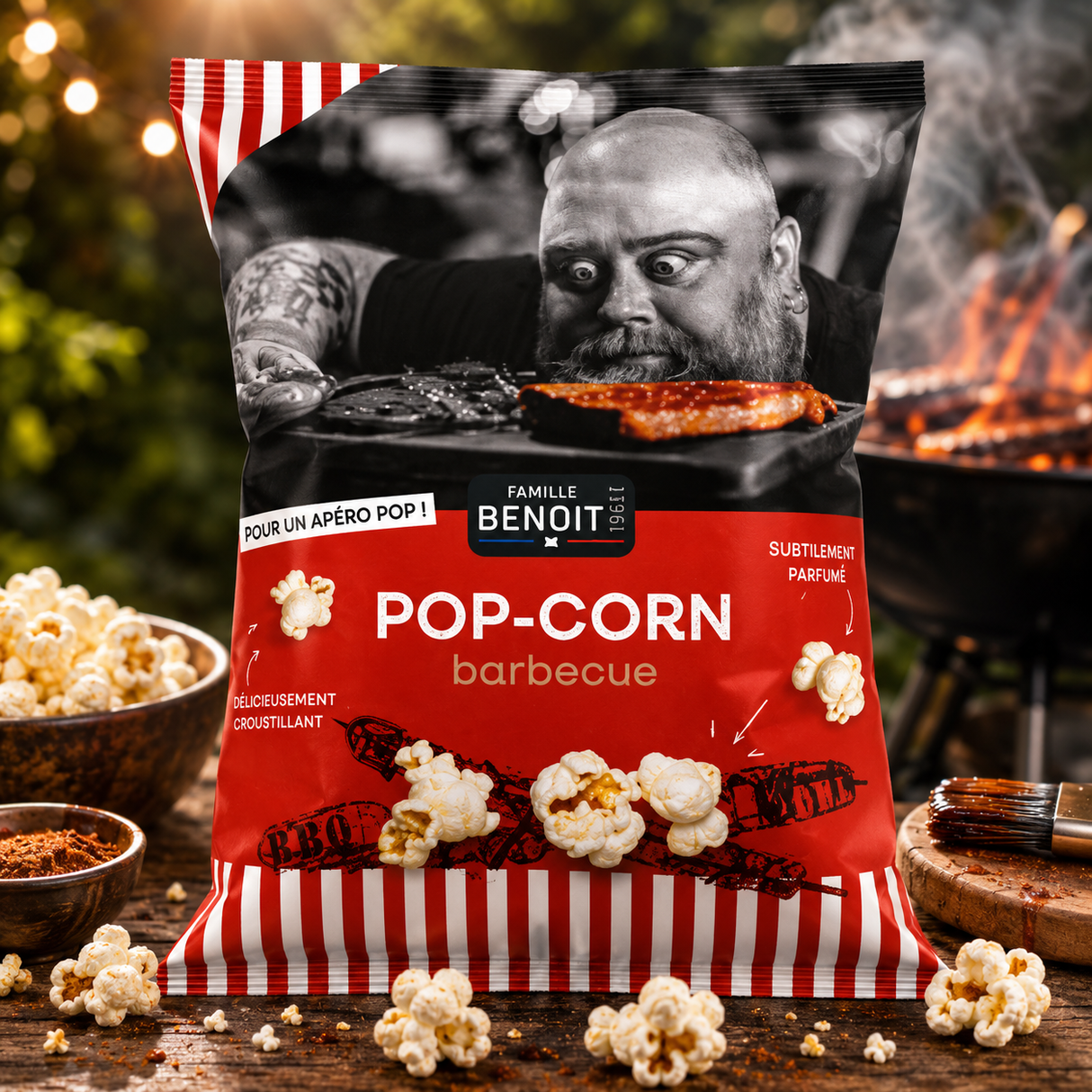 Image PopCorn Barbecue - Famille Benoit