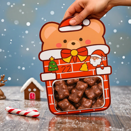 Sachet de Noël Oursons Guimauves Chocolat Lait (400g)