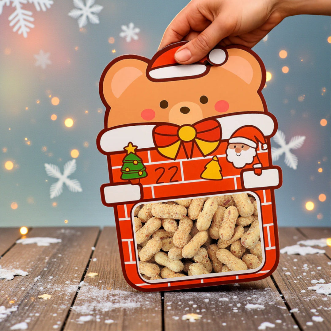 Sachet de Noël Cacahuètes Feuilletées (700g)