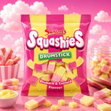 Image Swizzels Squashies Drumstick - Rhubarb & Custard 120g