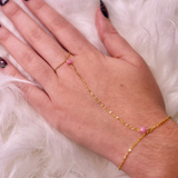 Bracelet Bague | Cristal