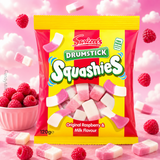 Image Swizzels Squashies Drumstick - Raspberry & Milk Flavour 120g