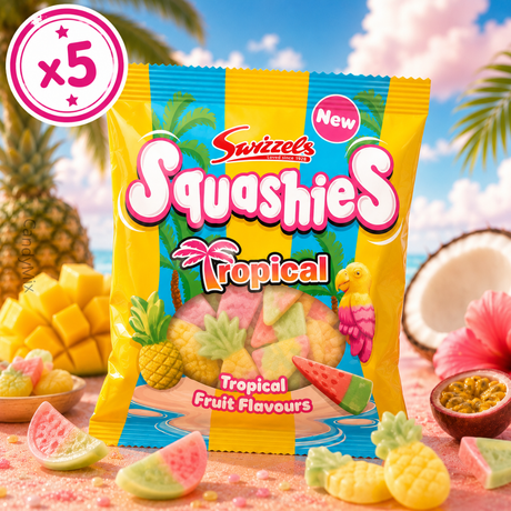 Image Swizzels Squashies Drumstick - Tropical 100g x 5