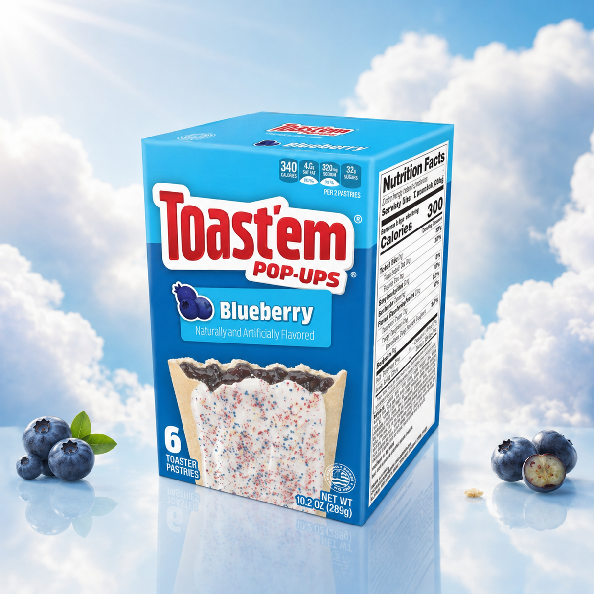 Toast'em Frosted Blueberry 288 g