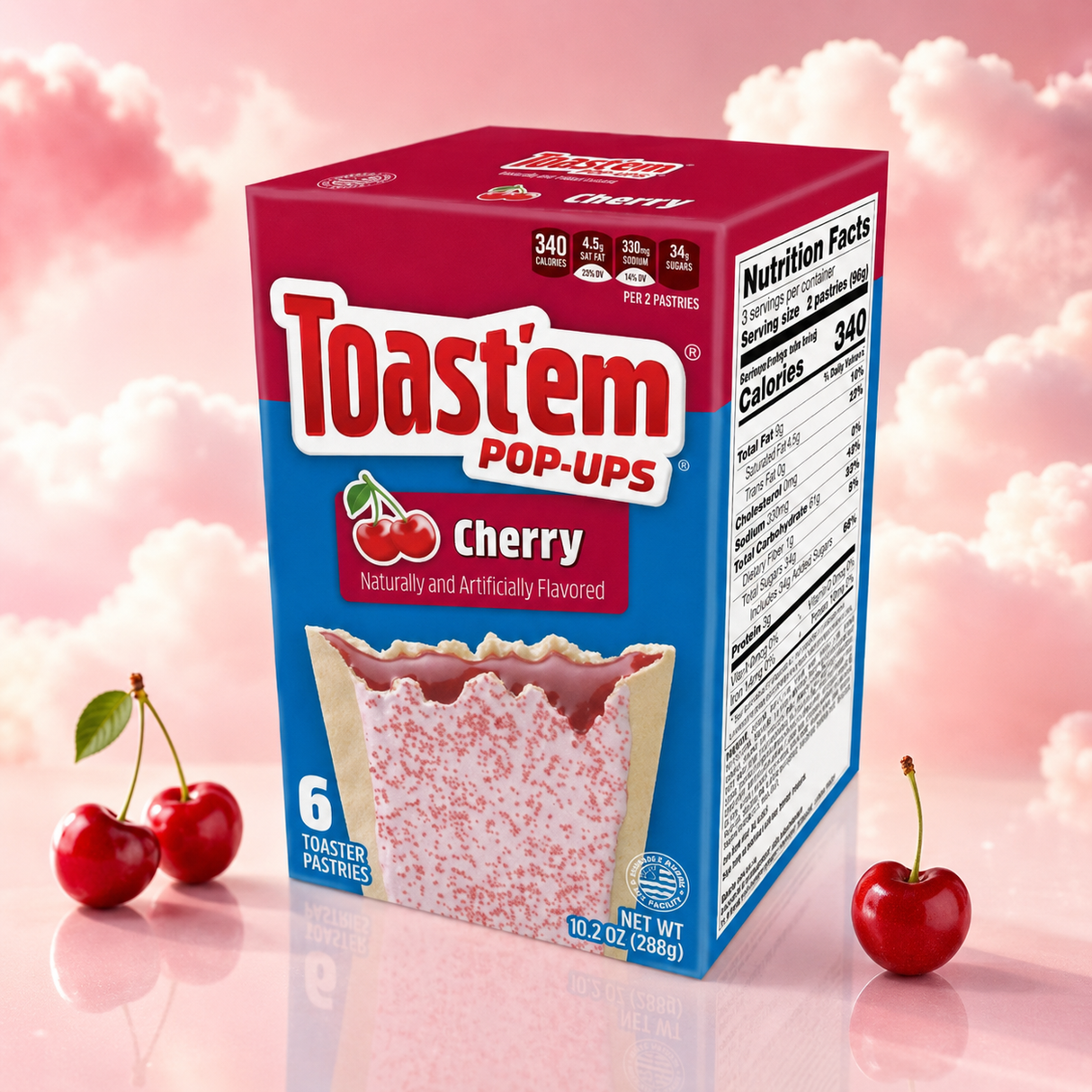 Toast'em Frosted Cherry 288 g