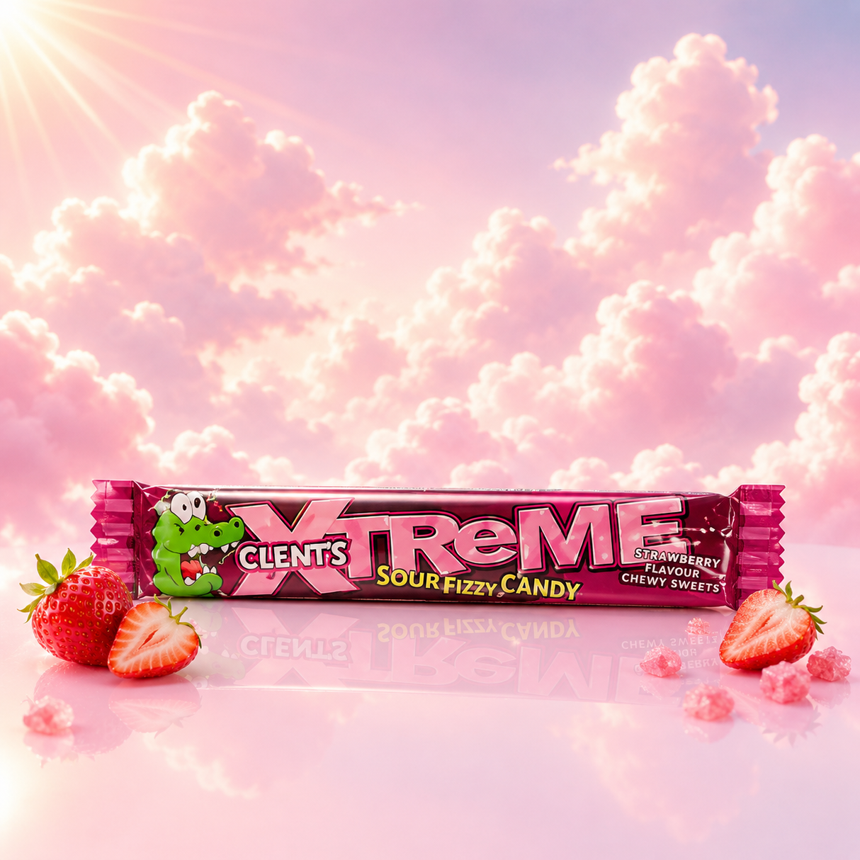 Chewits Xtreme Sour Chews Cherry 34 g