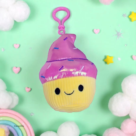 Peluche Kawaïi Ice Cream BagClip 10cm