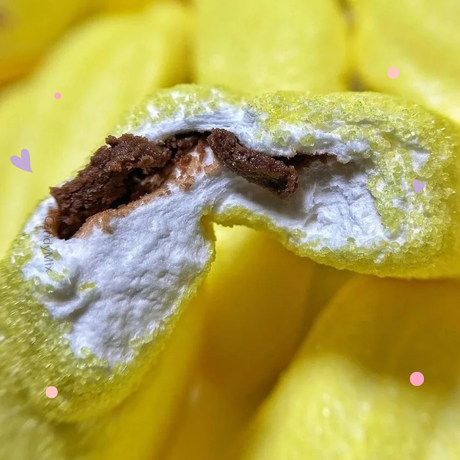 Marshmallow banane fourré choco