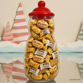 Photo bonbonnière sans sucre caramel