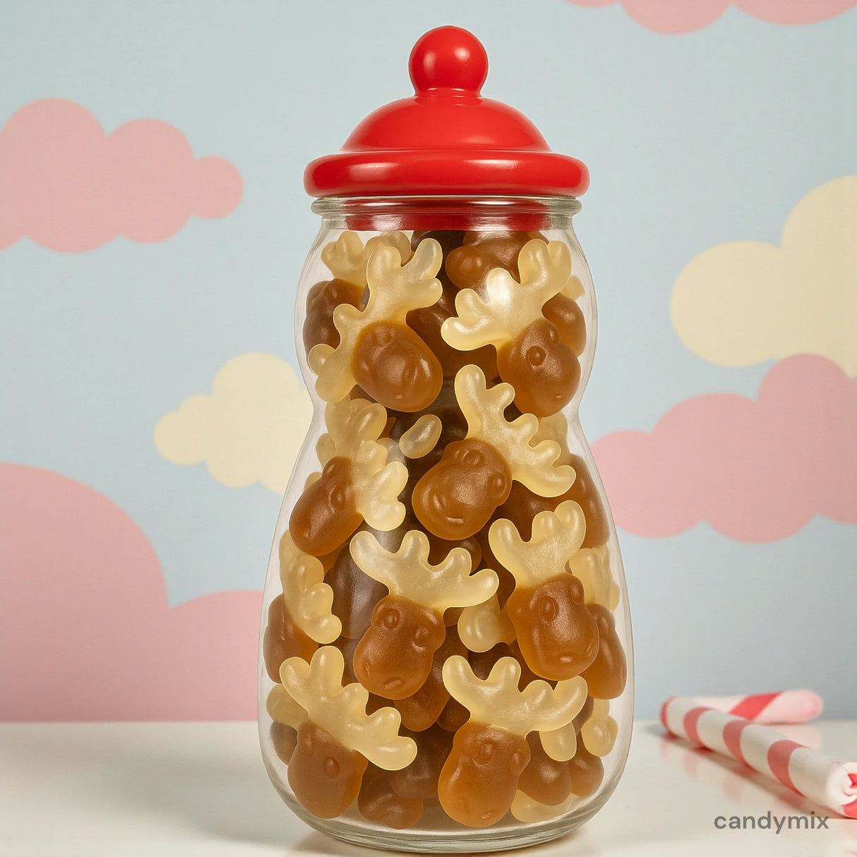 Bonbonnière Bonhomme de Neige Rennes (500g)