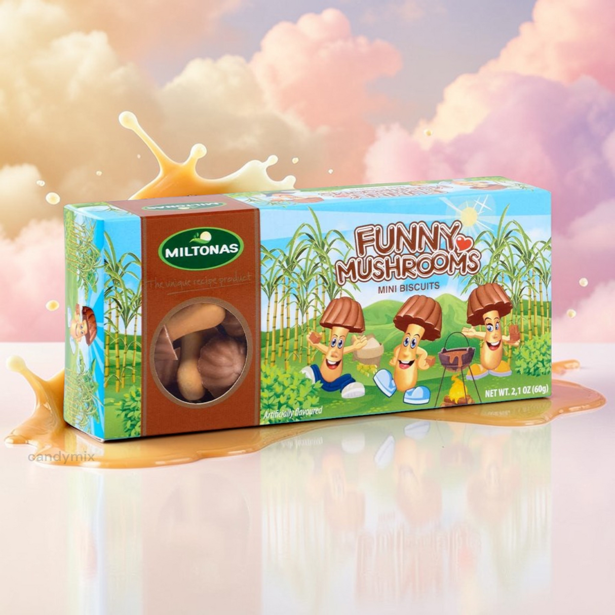 image boite de biscuit au goût caramel 