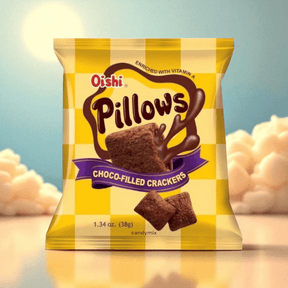 Kissen – mit Schokolade gefüllte Cracker