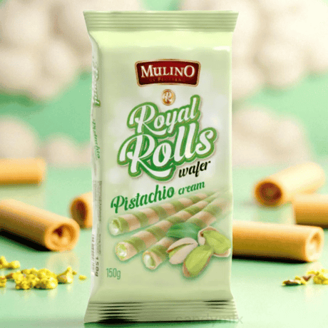 Wafer Rolls Pistachio Cream