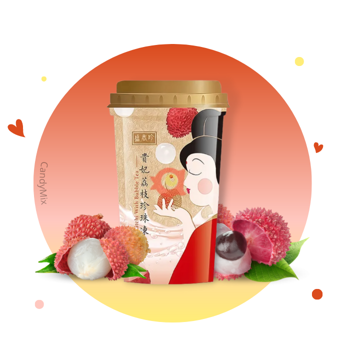 Bubble tea au Litchi