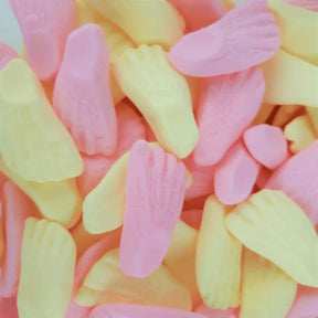 image de bonbons foam en forme de pied haribo