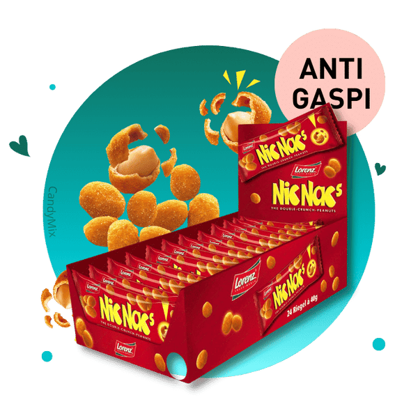 Pack Nic Nac's Peanuts (x24) - Anti Gaspi (DDM dépassée)
