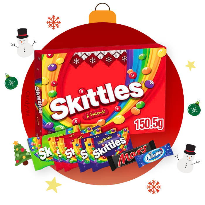 Skittles & Friends - box édition noël