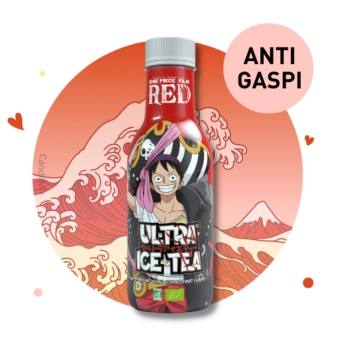 Ultra Ice tea One Piece Red - Luffy - Anti Gaspi (DDM dépassée)
