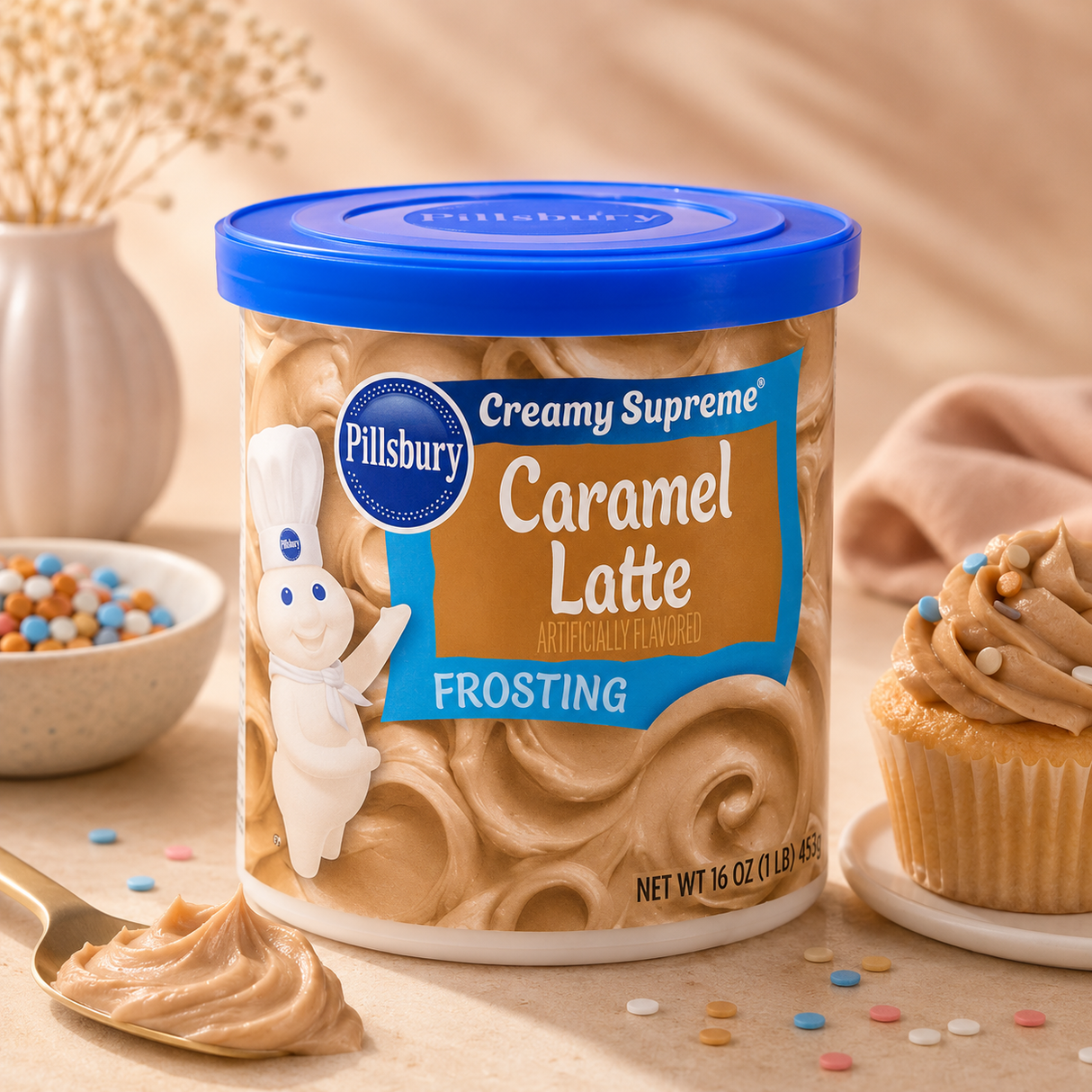 Pillsbury Frosting Caramel Latte 453 g