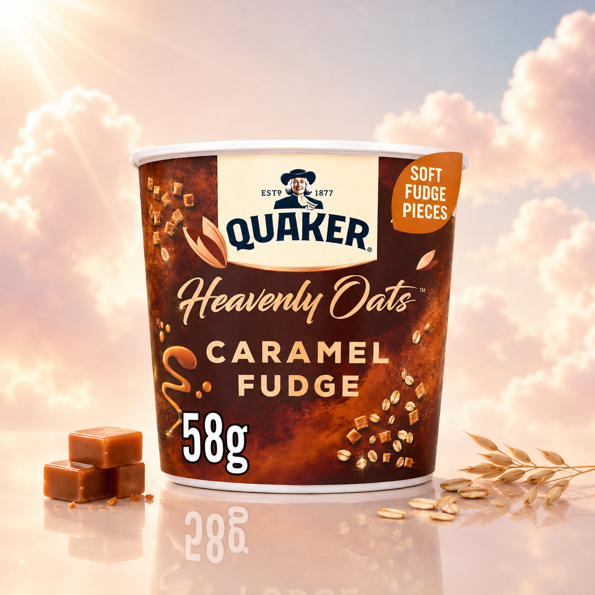 Quaker Oat So Simple Porridge Pot Caramel Fudge 59 g
