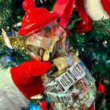 Bonbonnière Bonhomme de Neige Caramel Sans Sucre