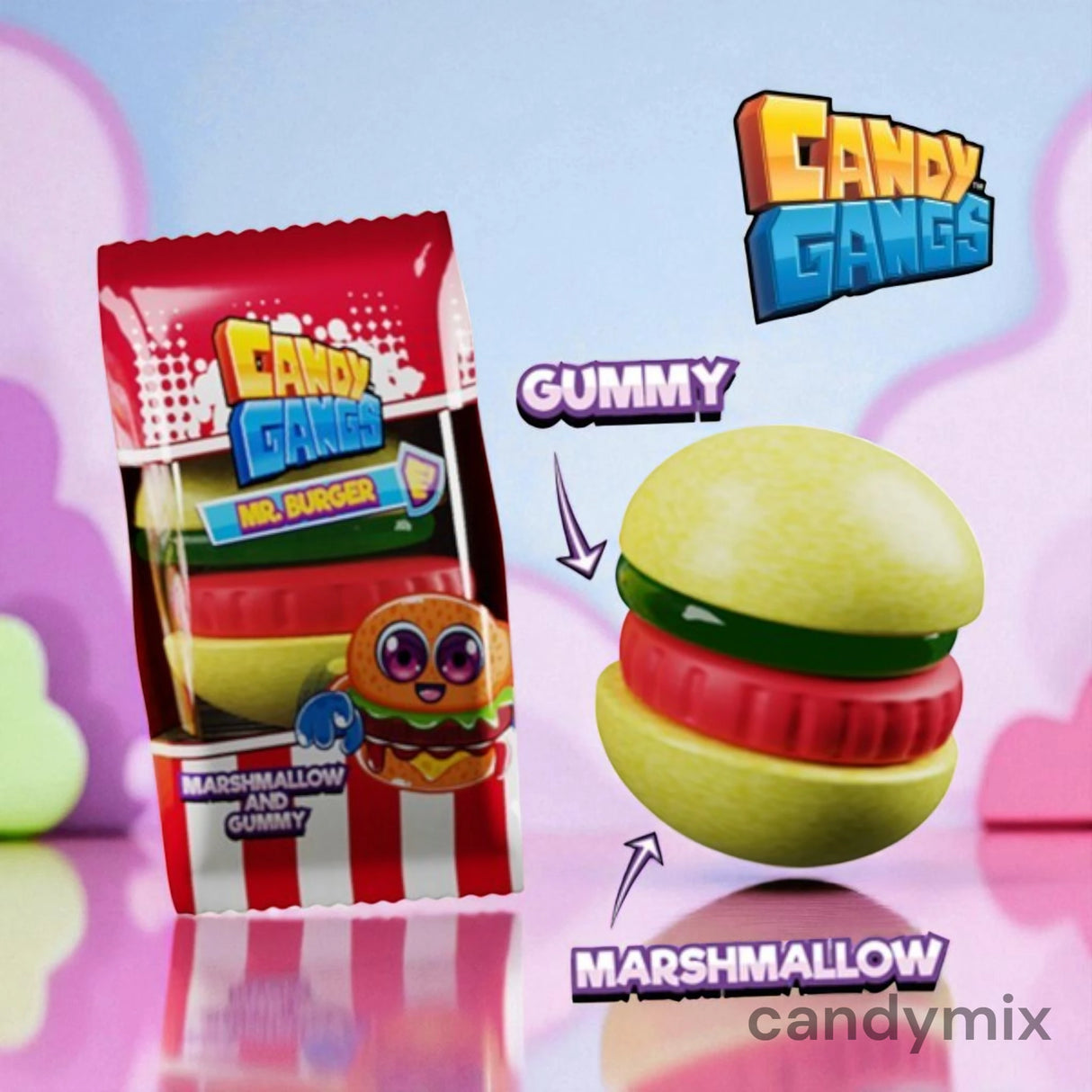 Mr Burger Chamallow & Gummy