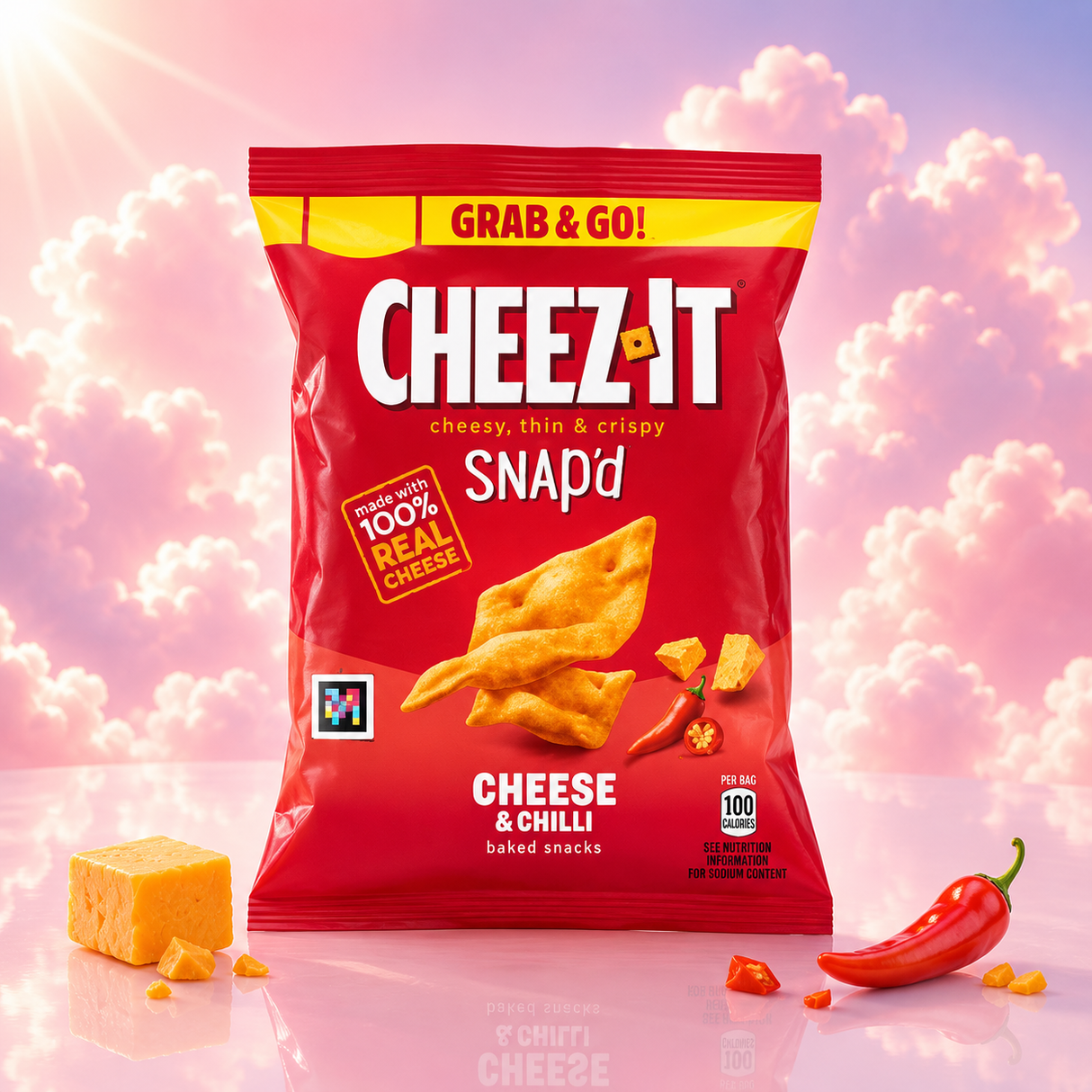 Cheez-It Snap'd Cheese & Chilli Grab & Go! 40 g