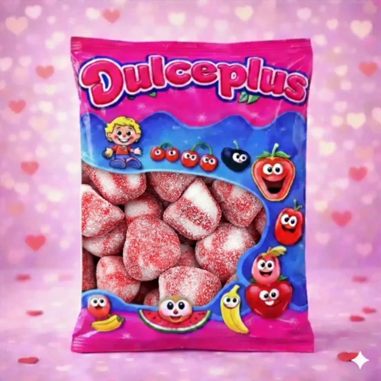 Bisous Twist Fraise Sucrés - Dulceplus 1kg