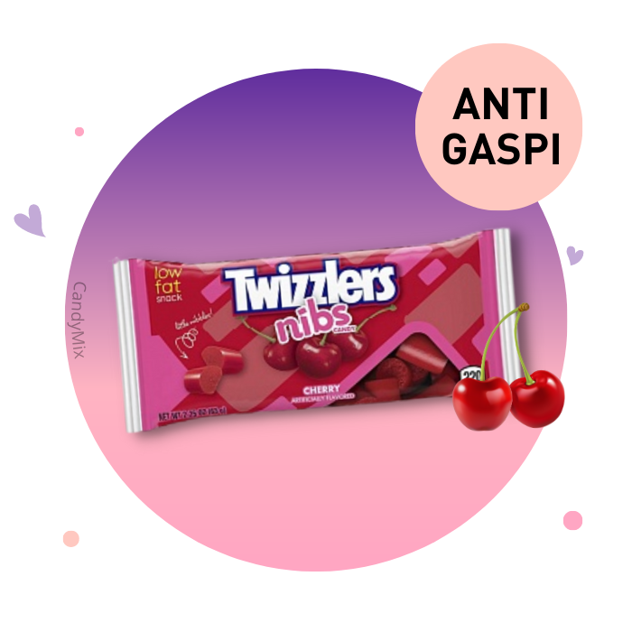 Twizzlers Cherry Nibs - Anti Gaspi (DDM dépassée)