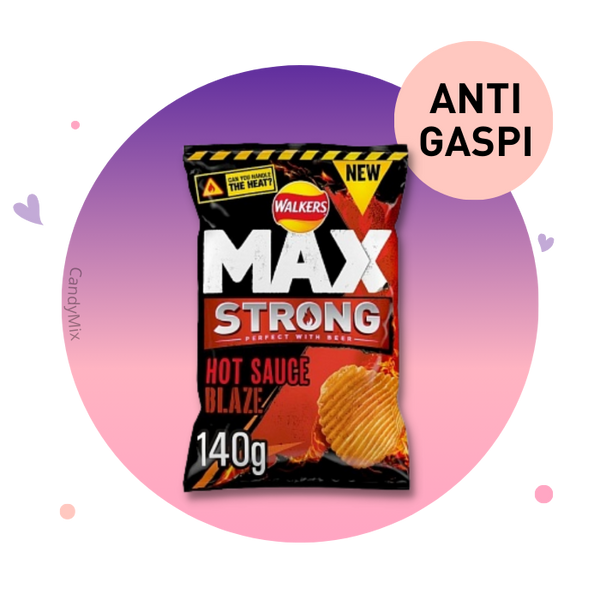 Walkers Max Strong Hot Sauce - Anti Gaspi (DDM dépassée)