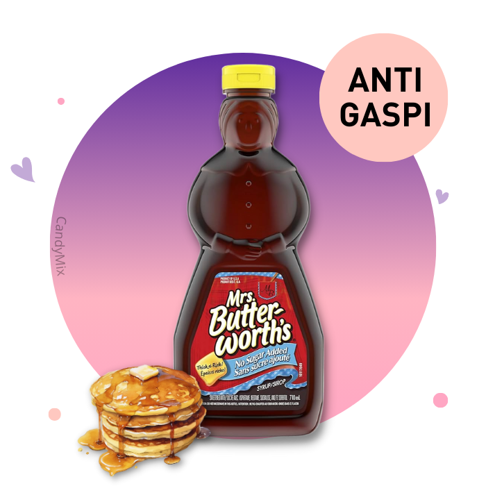 Mrs. Butterworth's Syrup Sugar Free 710ml - Anti-Gaspi (DDM dépassée)