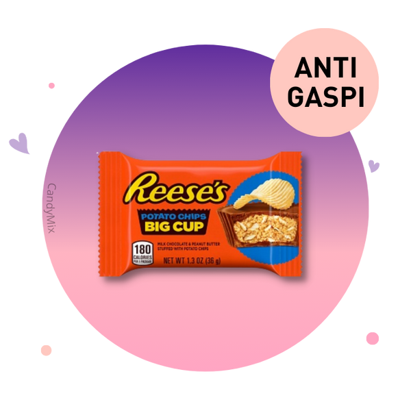 Reese's Big Cup Potato Chips - Anti Gaspi (DDM dépassée)