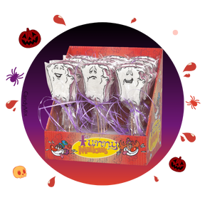 Piruleta de malvavisco fantasma