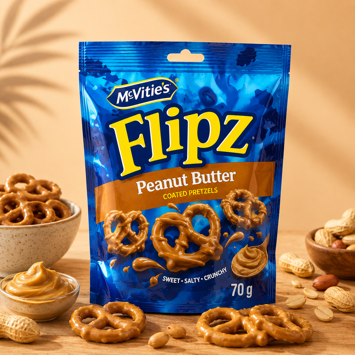 Flipz Pretzels Peanut Butter 70 g
