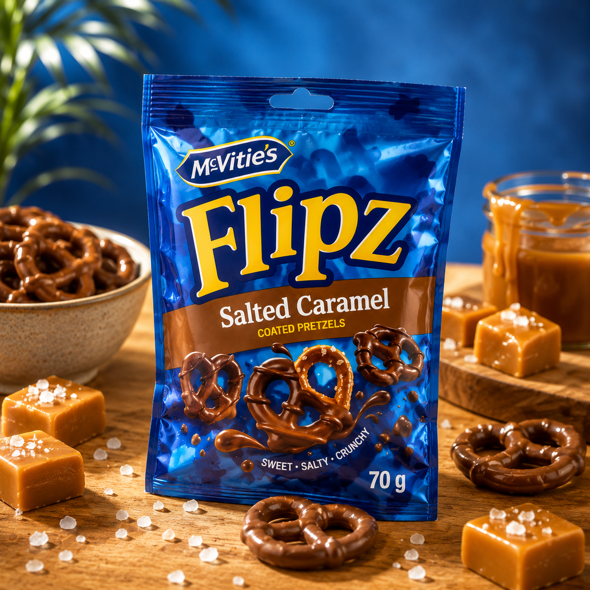 Flipz Pretzels Salted Caramel 70 g