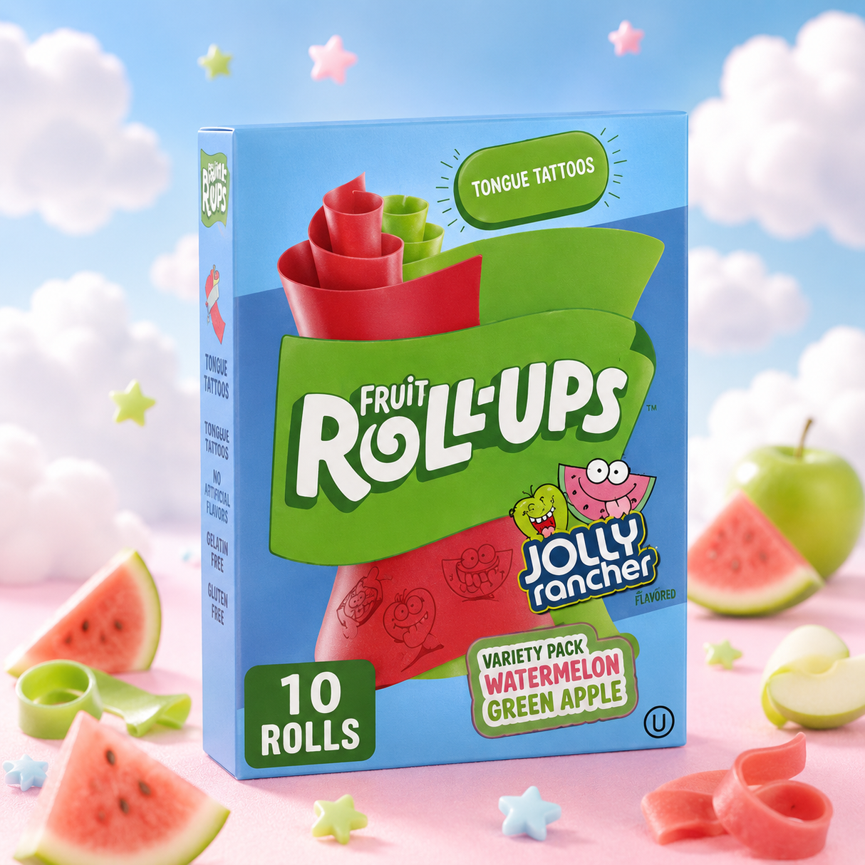 Fruit Roll-Ups Jolly Rancher 10 Pack 141 g