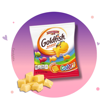 Goldfish Crackers Colors Cheddar