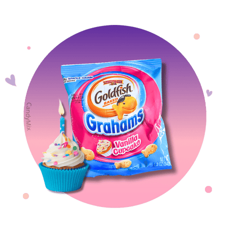 Goldfish Crackers Grahams Vanilla Cupcake