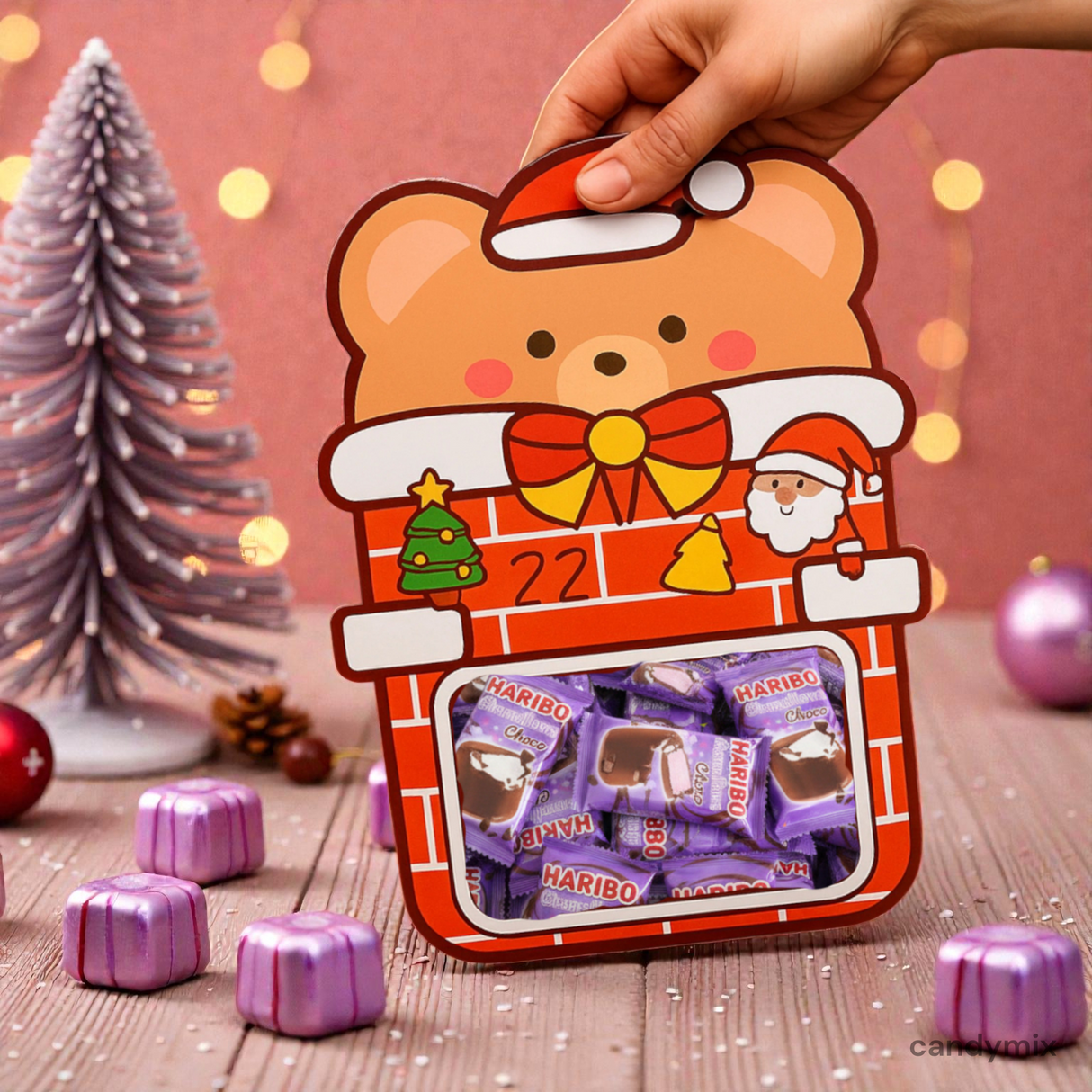 Sachet Oursons | Chamallow Choco Emballés x8