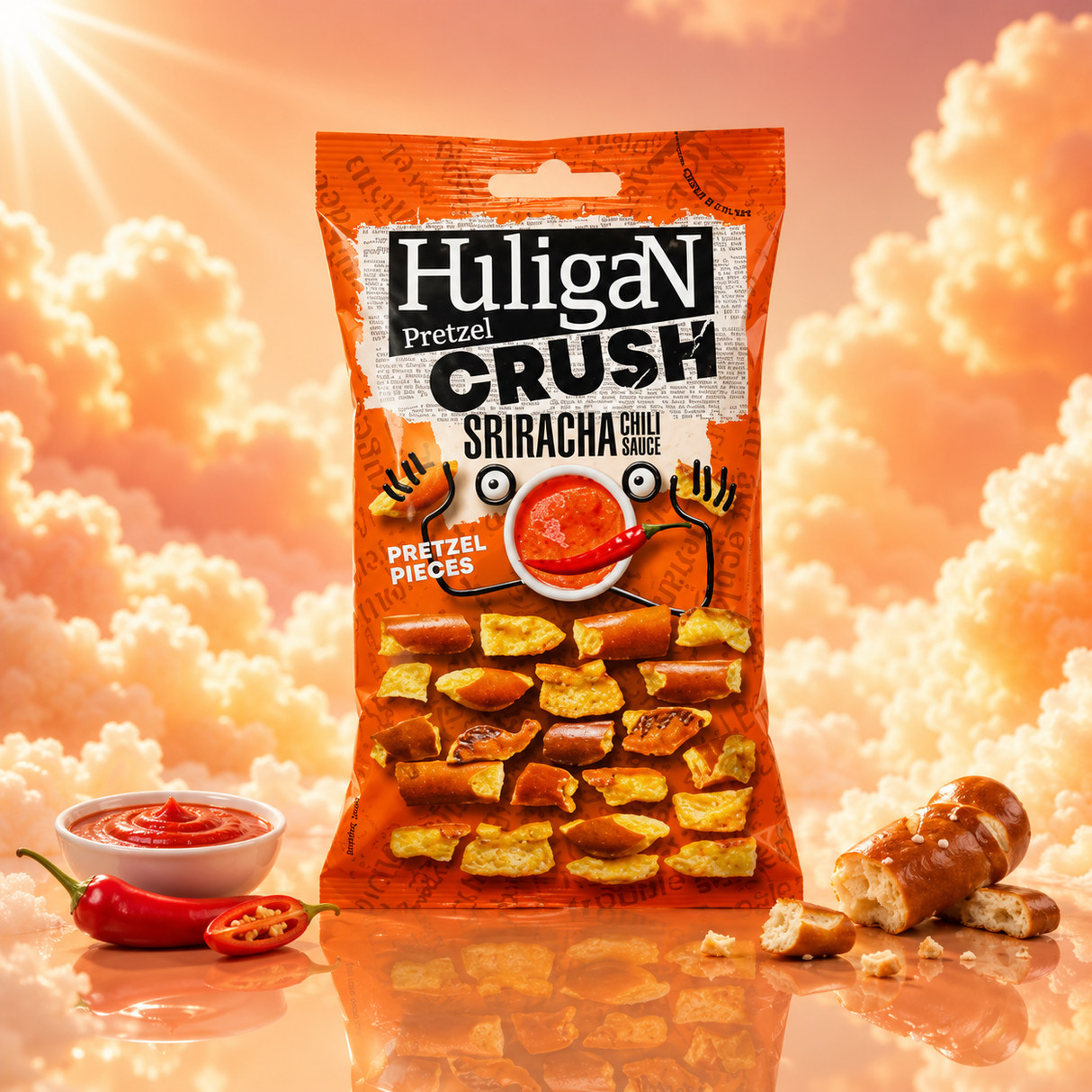 HuligaN Pretzel Crush Sriracha Chilli Sauce 65 g