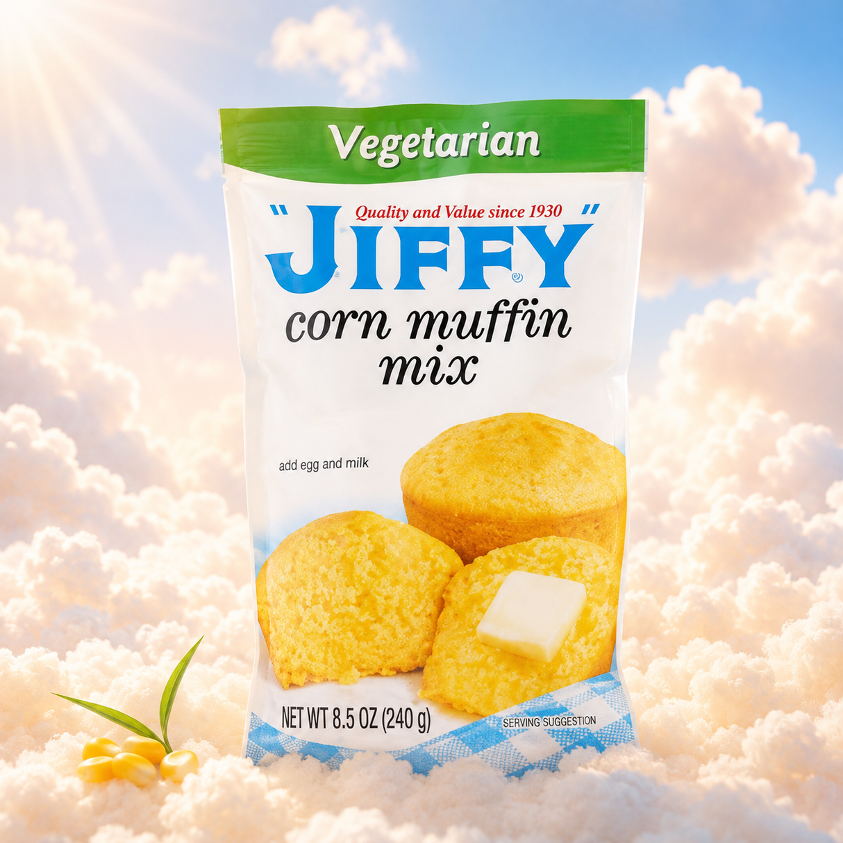 Jiffy Corn Muffin Mix Vegetarian 240 g