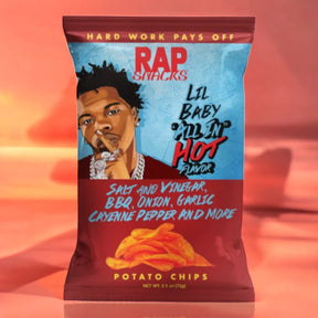 Lil Baby Chips Salt and Vinegar, BBQ, Onion, Garlic and Cayenne Pepper