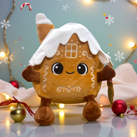 Peluches Christmas Paws - maison pain d'épice