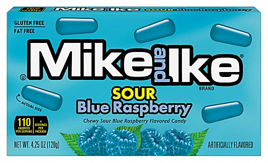 Mike and Ike Sour Blue Raspberry 120 g - bonbon américain