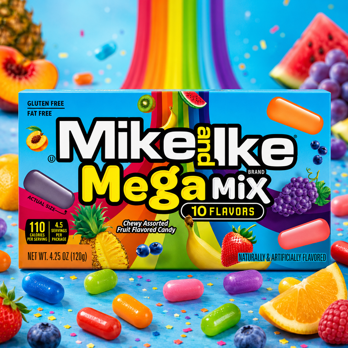 Mike and Ike Mega Mix 120 g