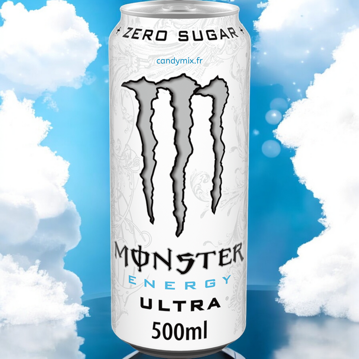 Monster Energy Utlra white