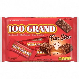 100 Grand Fun Size 283 g - chocolat américain