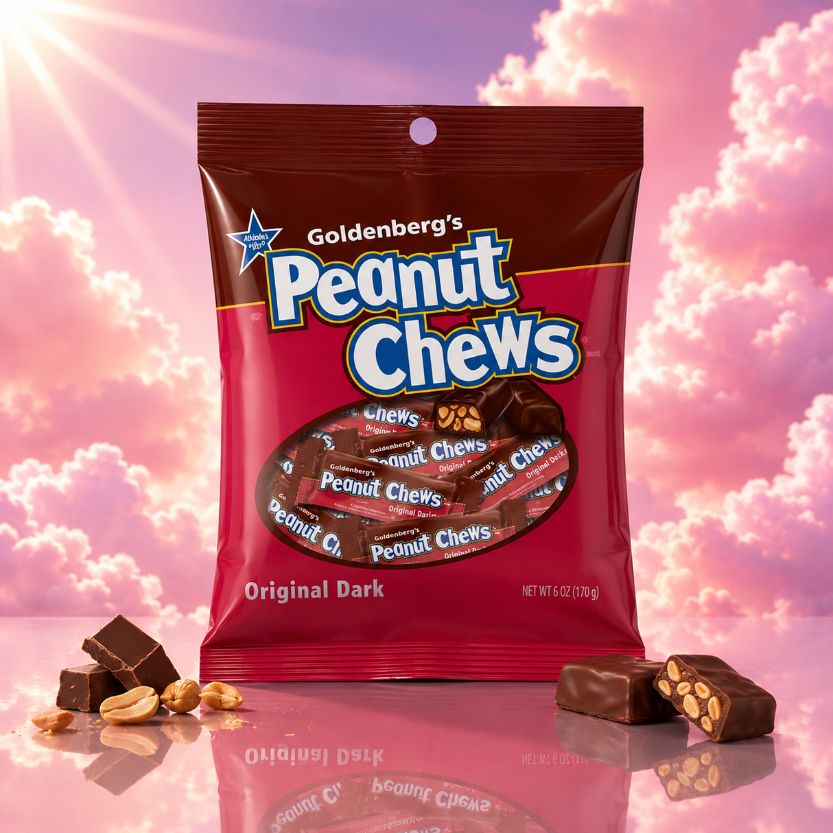 Peanut Chews Original Dark 85 g