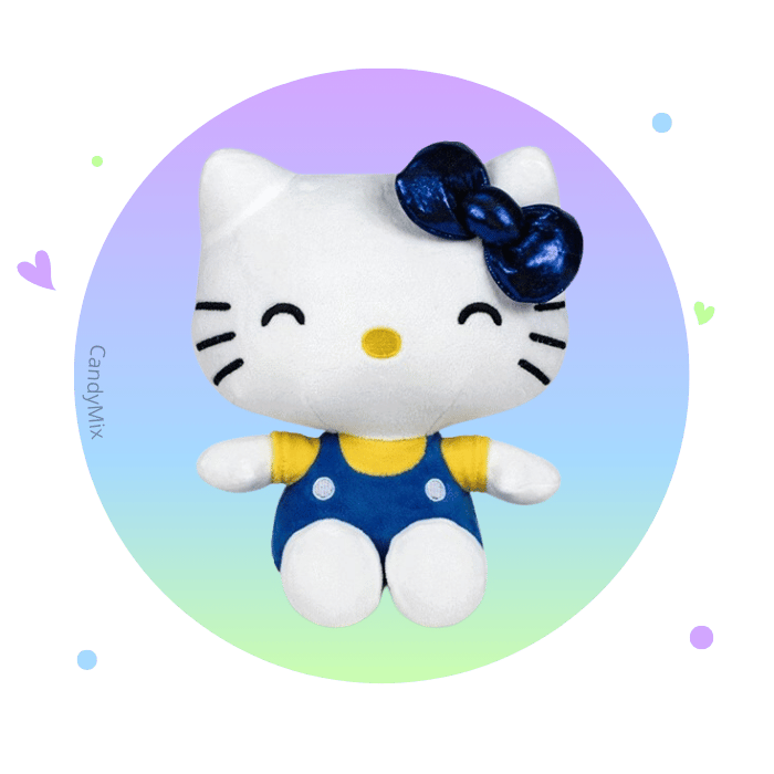 Peluche Hello Kitty Bleu 